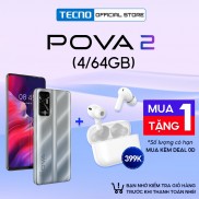 Điện thoại Tecno Pova 2 (4GB+64GB) |Pin 7000 mAh|6.9