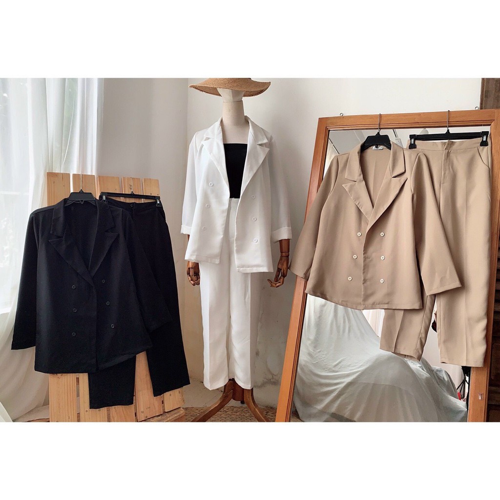 VEST Quần 9 tấc màu mới ( VẢI SIÊU ĐẸP) [Moment House]