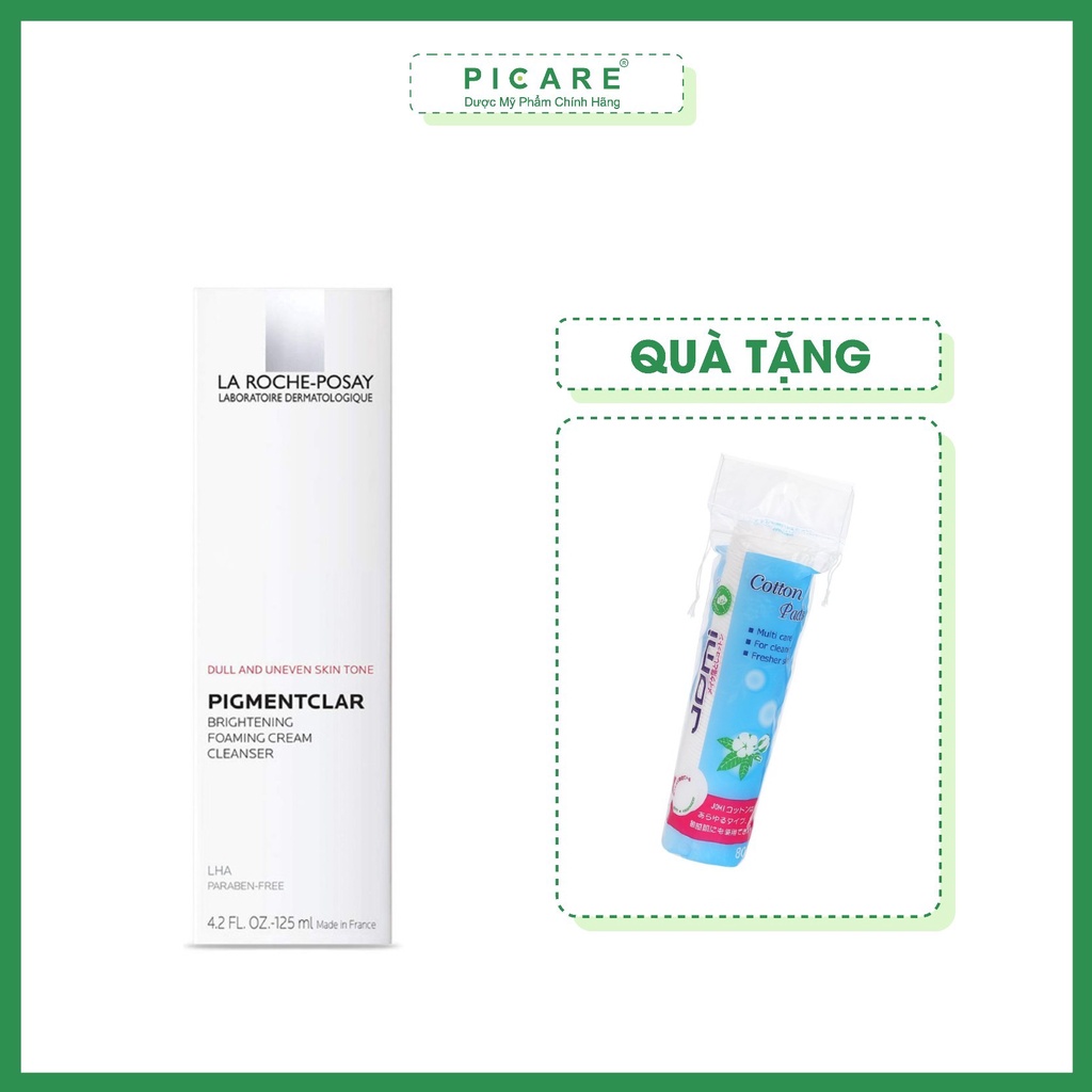 Sữa rửa mặt tạo bọt trắng da La Roche Posay Pigmentclar Brightening Foaming Cleanser 125ml