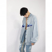 ( Hàng Chất Lượng Đừng So Sánh Giá Có Sẵn ) Áo Khoác Bomber Jacket Coduroy Form Rộng Chất Vải Đẹp brand JUMPNEXT D171020