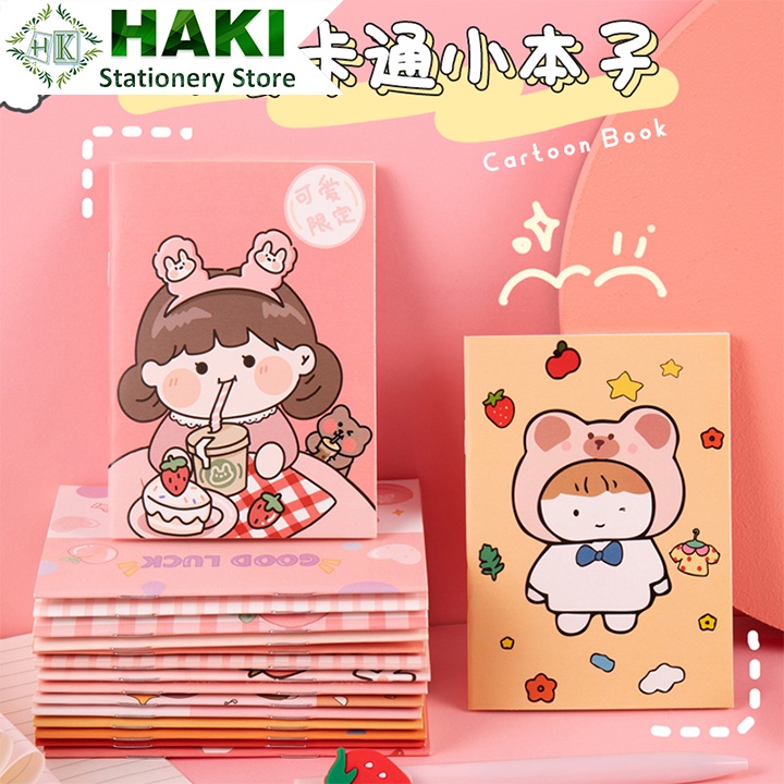 Set 10 quyển sổ tay cute HAKI, sổ ghi chú mini dễ thương nhiều mẫu đẹp S16