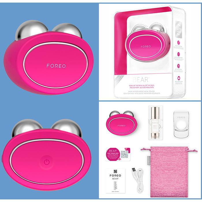 Máy massage nâng cơ và đẩy tinh chất dưỡng da Foreo Bear fullsize, Foreo Bear Mini