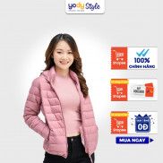 Áo phao nữ YODY có mũ siêu nhẹ, áo khoác chống thấm nước giữ ấm cao cấp - PHN4000