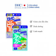 Combo Viên uống Giảm Cân - Bổ sung Dinh Dưỡng Viên uống Giảm cân dầu dừa (40v) và Viên uống Vitamin tổng hợp (20v)