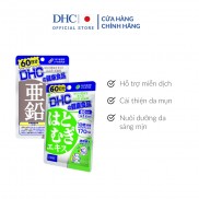 Combo Viên uống DHC Cải Thiện - Làm Đều Màu Da 60 Ngày (Kẽm & Adlay)
