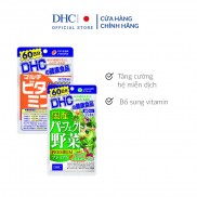 Combo Viên uống DHC Tăng Cường Hệ Miễn Dịch 60 Ngày (Rau Củ & Multi Vitamin)