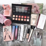 Bộ trang điểm 10 món tiện lợi set trang điểm chuyên nghiệp bộ trang điểm cá nhân đầy đủ