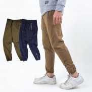 Quần jogger nam ống phối khóa City Cycle - Quần vải nam Unisex ống côn