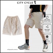 Quần short nam kaki túi hộp City Cycle - Quần short túi hộp Unisex túi hộp Local Brand