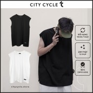 Áo tanktop oversize trơn City Cycle - áo ba lỗ nam nữ Unisex form rộng Local Brand