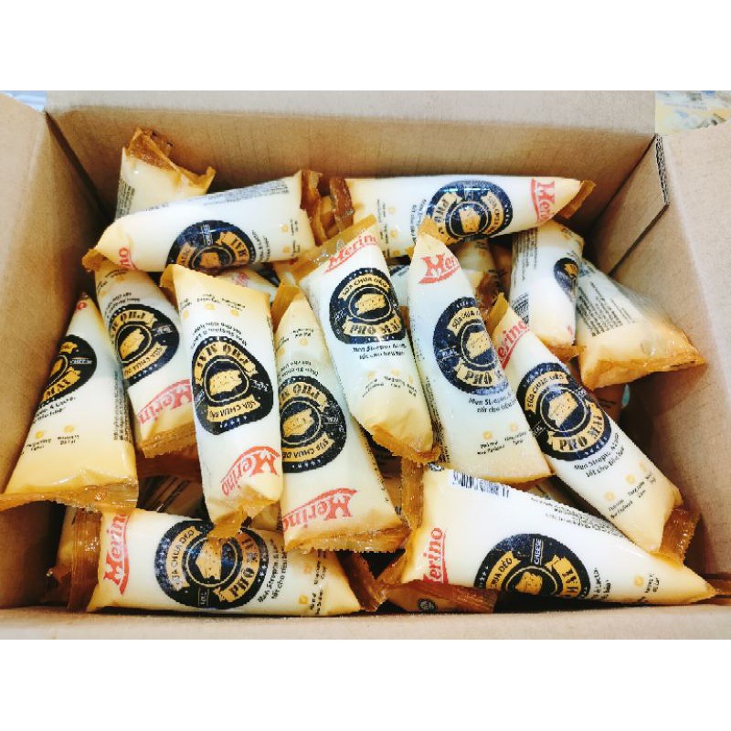 SỮA CHUA DẺO PHÔ MAI MERINO Thùng 55 chiếc 50G