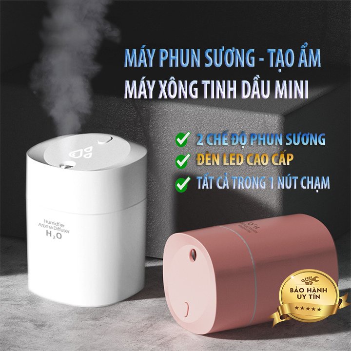 Máy Phun Sương Tạo Ẩm  - Máy Xông Tinh Dầu Mini HUMIDFIER