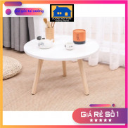  Bàn trà tròn sofa,cafe ngồi bệt chân gỗ sồi tự nhiên tiện ích