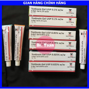 Tretinoin Aret 0.1% - 0.05% - 0.025% gel (20g) - kem giảm mụn, ngăn lão hóa (tre và tretinol chính hãng Ấn Độ)