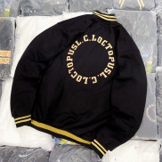 áo bomber chữ CLO ảnh thật