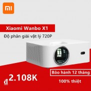Máy chiếu mini Wanbo X1 hỗ trợ điện thoại di động và máy chiếu xem phim đồng thời,máy chiếu 4k (kết nối WiFi)