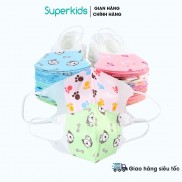 Khẩu trang 3D cho bé 3 lớp kháng khuẩn, kháng bụi PK22
