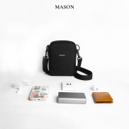 Túi đeo chéo nam Mini nhỏ gọn Slim Bag Unisex vải Oxford nhập khẩu chống thấm nước thương hiệu MASON - M08