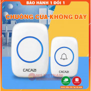 Chuông Không Dây Cacazi A10 - Chính Hãng - BH 1 Đổi 1 - Dùng Pin hoặc Điện 220V, Lắp Đặt Bất Kì Đâu -  MS Vietnam