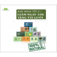 Soap Xà Bông tắm hữu cơ 100% Organic- xà bông nghệ, xà bông mướp đắng, xà bông thảo dược, xà bông bạc hà...
