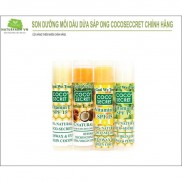 Son dưỡng môi 100% thiên nhiên coco-secret - son dưỡng môi dầu dừa sáp ong