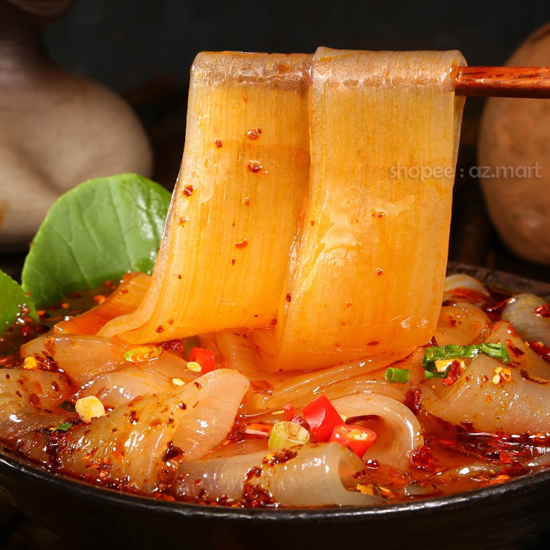 Miến Dẹt Khoai Lang Trùng Khánh Ăn Nhúng Lẩu Gói 240g