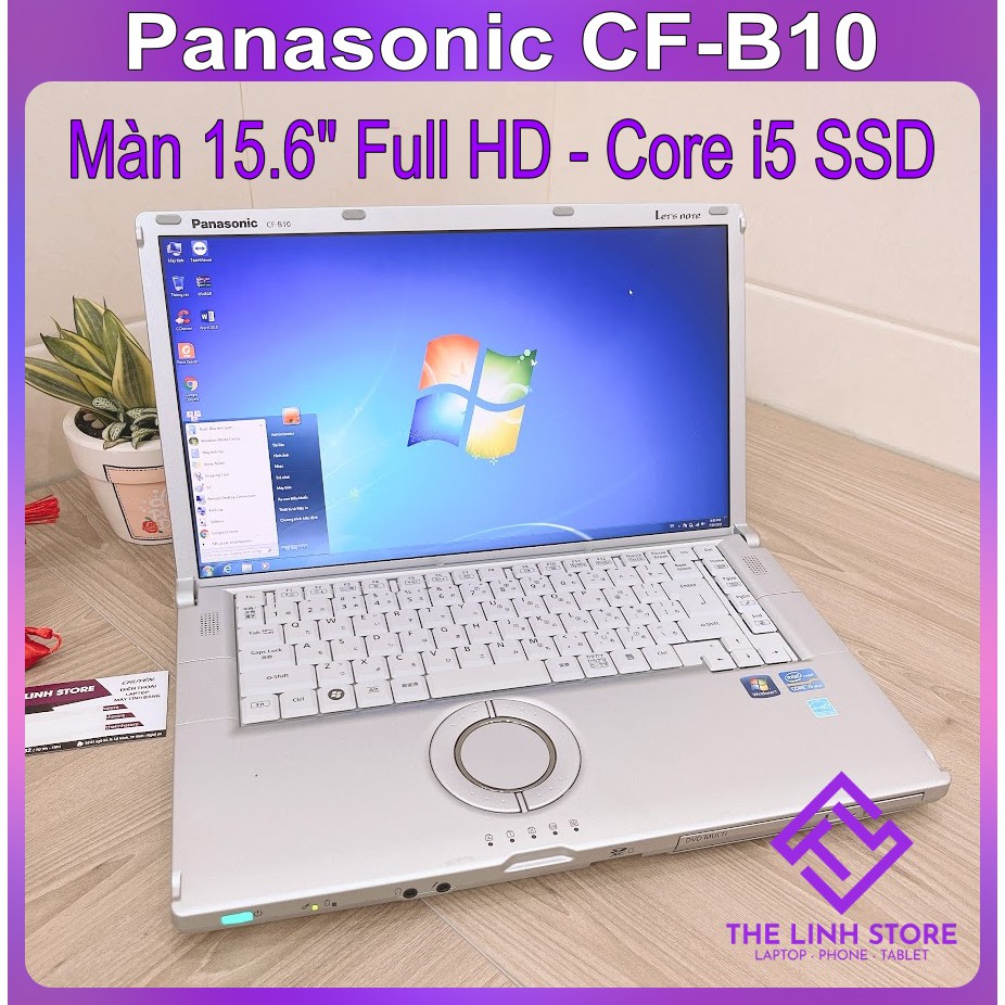 Laptop Panasonic CF-B10 màn 15.6 - Core i5 đời 2 SSD
