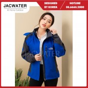 Áo khoác gió nam nữ 2 lớp chống nắng gió size châu á phối màu du lịch thể thao JACWATER V350