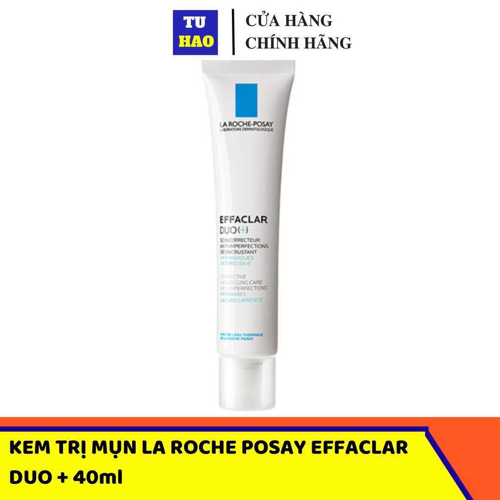 Gel giảm mụn, giảm viêm La Roche Posay Effaclar Duo+ 40ml - Hải Âu