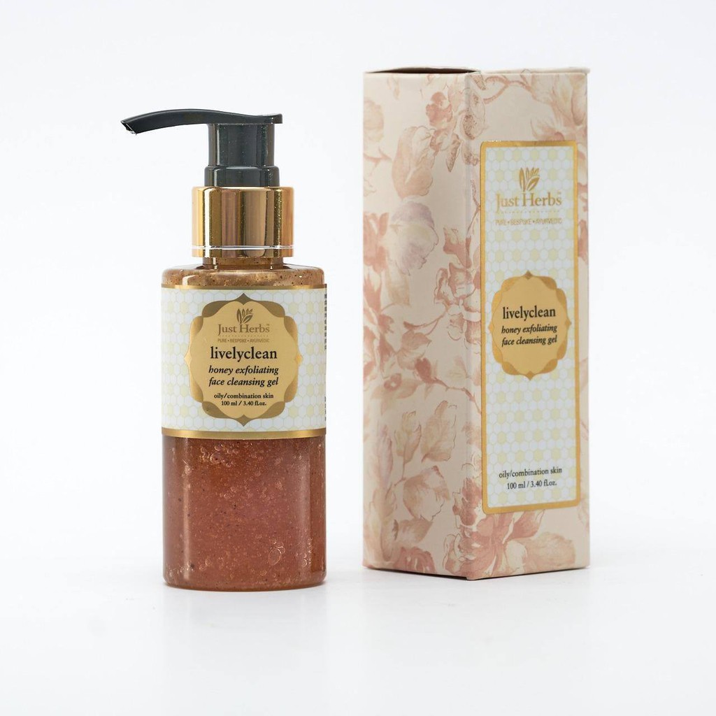 Gel tẩy da chết Just Herbs Lively Clean Mật Ong 100ml