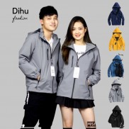 Áo khoác gió ,dù nam nữ cao cấp 2 lớp, áo gió tráng bạc chống nước, cản gió thích hợp mặc đi xe máy trong thời tiết thu