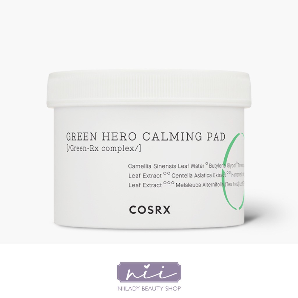 Miếng tẩy da chết Cosrx One Step Green Hero Calming Pad