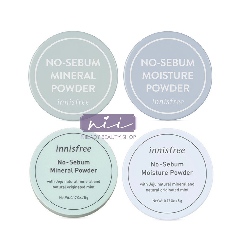 Phấn bột Innisfree No-sebum Moisture Powder / Mineral Powder