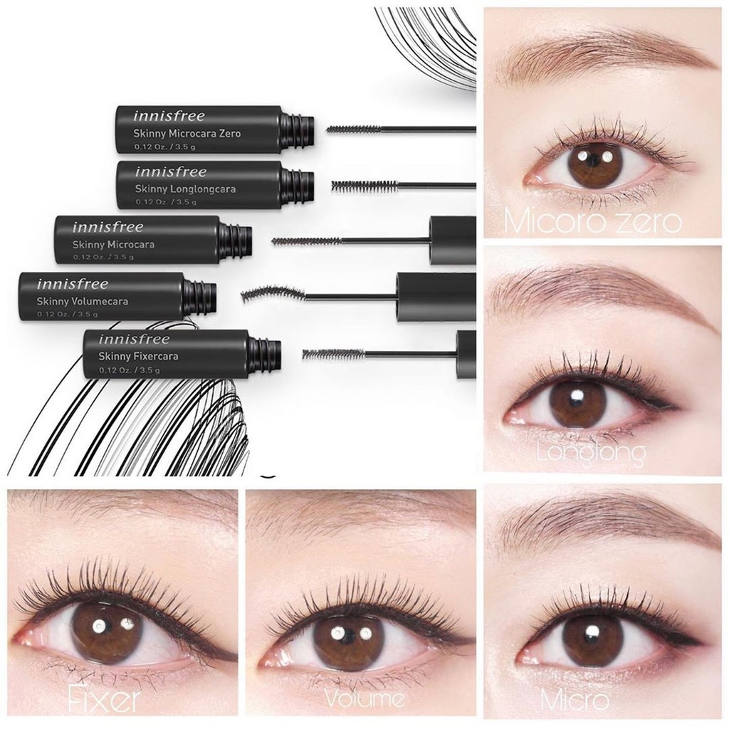 Mascara Innisfree Skinny Đen 3.5g