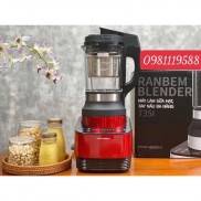 Máy làm sữa hạt Ranbem 735i nắp inox có hdsd tiếng việt(ảnh thật khách đã sử dụng)