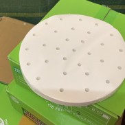 1 tệp giấy nến 400 tờ dùng cho nồi chiên không dầu size 20,5cm
