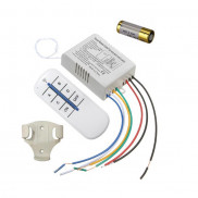 Công tắc điều khiển từ xa sóng radio RF 4 cổng (4 kênh ,4 đèn) xuyên tường, công tắc bật tắt điện từ xa, công tắc wifi