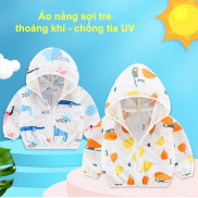 Áo khoác cho bé, áo nắng cho bé cao cấp chất thun sợi tre loại 1 nhẹ mát thoáng khí chống tia UV BBShine – AK023