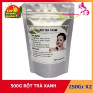 500g bột trà xanh ( chia 2 túi 250g) - mỹ phẩm Handmade