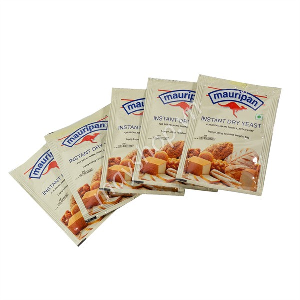Men Mauri 10g, Hộp 5 Gói - Men Làm Bánh
