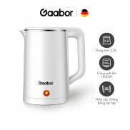 Bình đun siêu tốc GAABOR GK-S23P dung tích lớn 2.3L - 1500W - Thép không gỉ - Hàng chính hãng