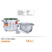 Combo Nồi cơm điện nắp rời Comet CM8021 (1.8L) và Chảo chống dính COMET 26cm