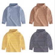 ÁO KẺ CAO CỔ GIŨ NHIỆT CHO BÉ TRAI BÉ GÁI 7-17Kg