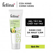 Tẩy tế bào chết Felina dạng gel 300ml - Hạt mơ nghiền