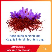 Nhụy hoa nghệ tây Saffron Israel hàng xách tay cao cấp 1g