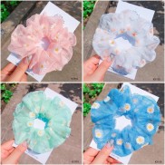 Dây buộc tóc, cột tóc vải scrunchies HOA CÚC siêu đẹp Orin K1110