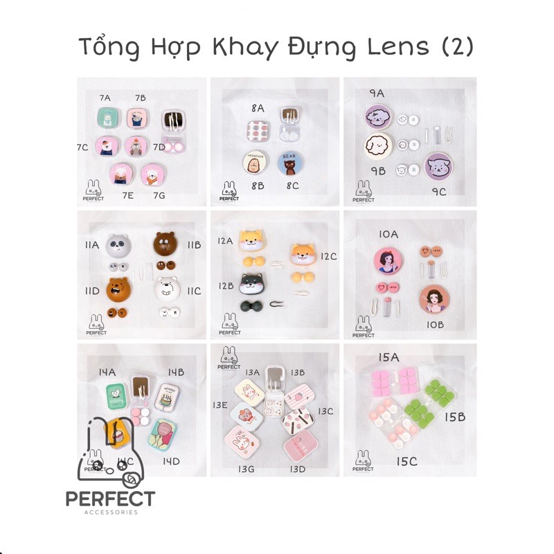 Tổng Hợp Khay Đựng Lens - Kính Áp Tròng (2)