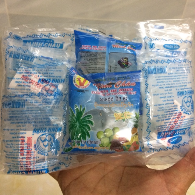 Thạch dừa minh châu bịch 22 gói
