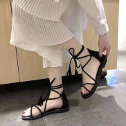 Dép Sandal Chiến Binh Cột Dây Phong Cách Boho Vintage