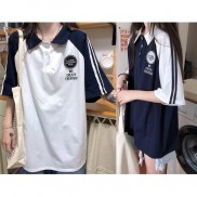 áo thun unisex có cổ tay lỡ form rộng 0091